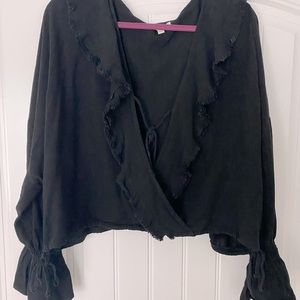 Ruffled crop top